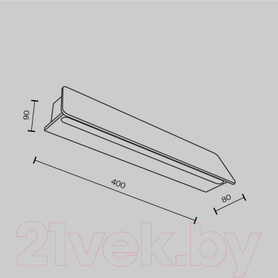 Бра уличное Maytoni Trupp O429WL-L10GF3K