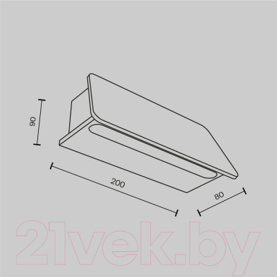 Бра уличное Maytoni Trupp O429WL-L6GF3K