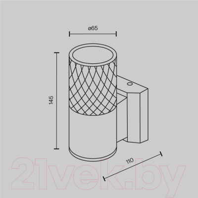 Бра Maytoni Bowery O583WL-01B
