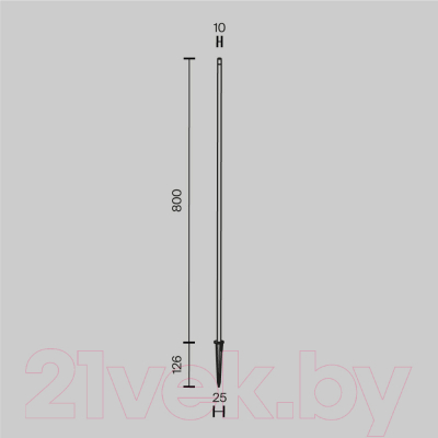 Светильник уличный Maytoni Spear O441FL-L1GF3K1