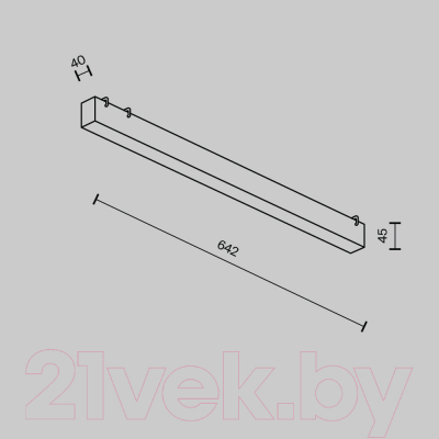 Потолочный светильник Maytoni Basis TR129B-24W4K-W