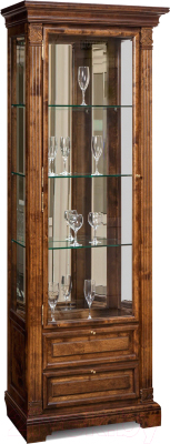 Шкаф с витриной Гомельдрев ГМ 5906-01 Береза - фото