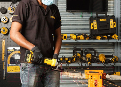 Профессиональная угловая шлифмашина DeWalt DCG405P2