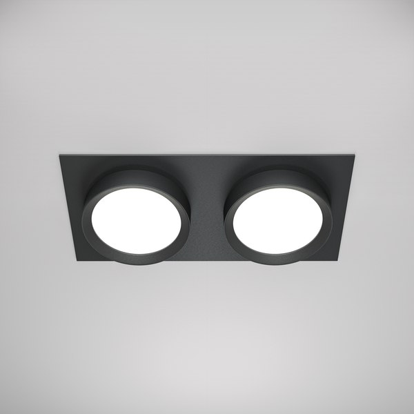 Точечный светильник Maytoni Hoop DL086-02-GX53-SQ-B