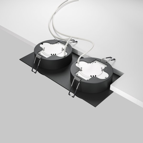 Точечный светильник Maytoni Hoop DL086-02-GX53-SQ-B