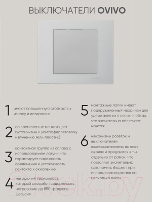 Выключатель Ovivo 600-000210-200