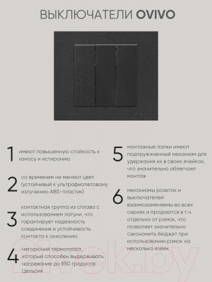 Выключатель Ovivo 600-000217-254