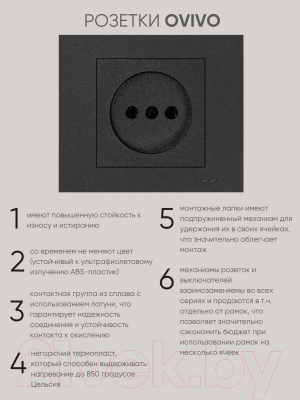 Розетка Ovivo 600-000317-215