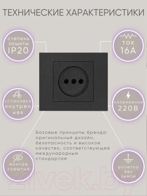 Розетка Ovivo 600-000317-215