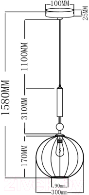 Потолочный светильник Moderli Creamy / V10912-P
