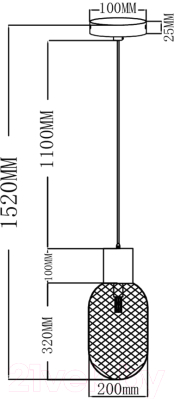 Потолочный светильник Moderli Sunset / V10920-P