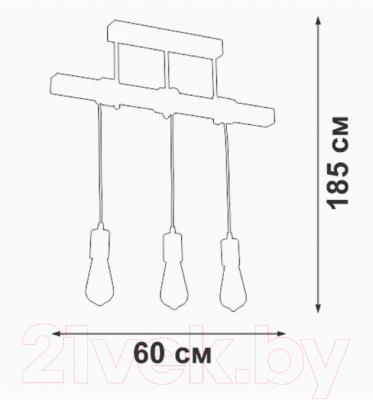Потолочный светильник Vitaluce V2860-1/3PL