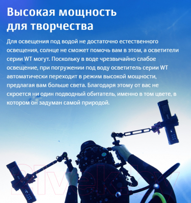 Осветитель студийный Godox Dive Light WT25D для подводной съемки / 30437