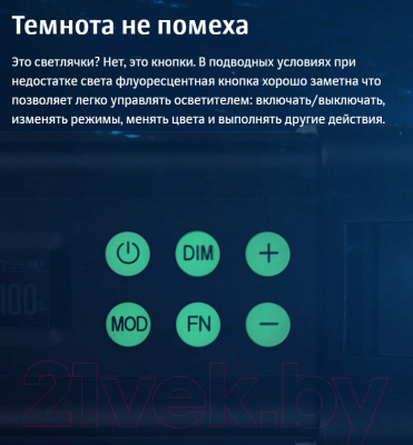 Осветитель студийный Godox Dive Light WT60D для подводной съемки / 30439