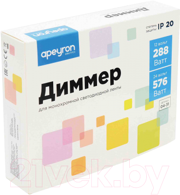 Диммер для светодиодной ленты Apeyron Electrics 04-31