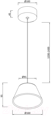 Потолочный светильник Moderli Atla / V10889-PL