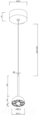 Потолочный светильник Moderli Fiona / V10892-PL