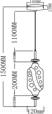 Потолочный светильник Moderli Tale / V10909-PL