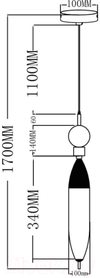 Потолочный светильник Moderli Candle / V10916-PL