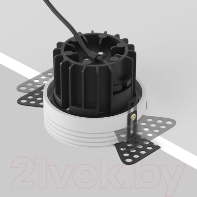 Точечный светильник Maytoni Round DL058-12W4K-TRS-B