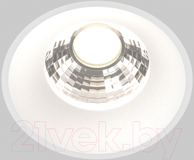 Точечный светильник Maytoni Round DL058-12W4K-TRS-W