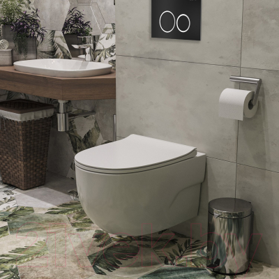 Унитаз подвесной с инсталляцией Roxen StounFix Slim 507197