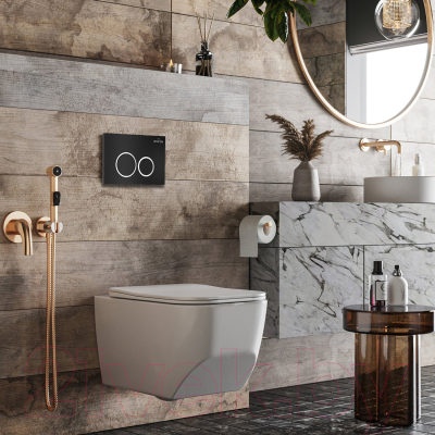 Унитаз подвесной с инсталляцией Roxen StounFix Slim 507542