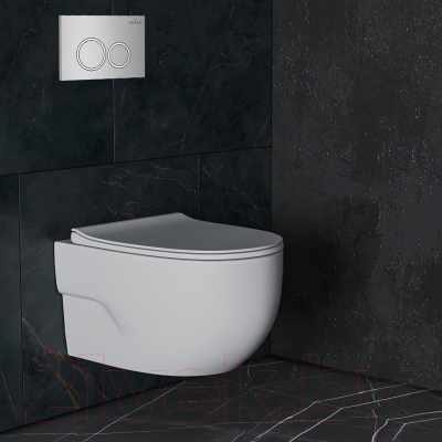 Унитаз подвесной с инсталляцией Roxen StounFix Slim 516917