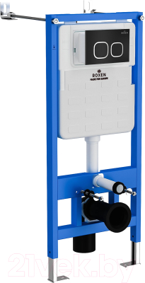 Унитаз подвесной с инсталляцией Roxen StounFix Slim 545698