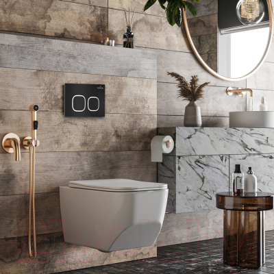 Унитаз подвесной с инсталляцией Roxen StounFix Slim 545698