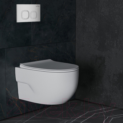 Унитаз подвесной с инсталляцией Roxen StounFix Slim 551921