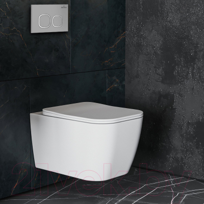 Унитаз подвесной с инсталляцией Roxen StounFix Slim 568244