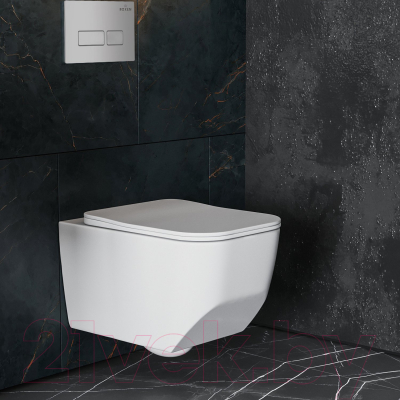 Унитаз подвесной с инсталляцией Roxen StounFix Slim 594218