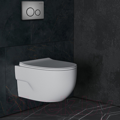 Унитаз подвесной с инсталляцией Roxen StounFix Slim 627320