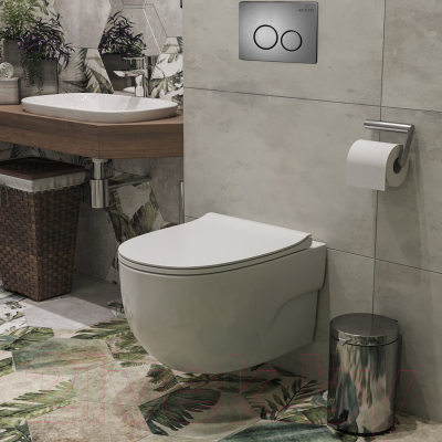 Унитаз подвесной с инсталляцией Roxen StounFix Slim 627320