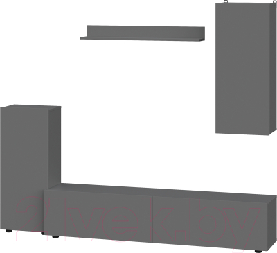 Горка Mio Tesoro МГС 10 (графит серый) - фото