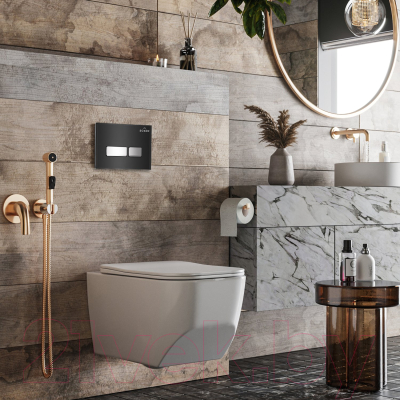 Унитаз подвесной с инсталляцией Roxen StounFix Slim 649644