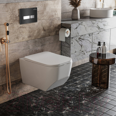 Унитаз подвесной с инсталляцией Roxen StounFix Slim 649644