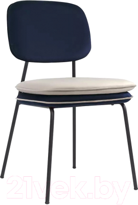 Стул Bergenson Bjorn Pea / BB0000691 (темно-синий/бежевый) - фото