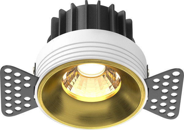 Точечный светильник Maytoni Round DL058-12W3K-TRS-BS - фото