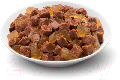 Влажный корм для кошек Kitekat С говядиной в желе