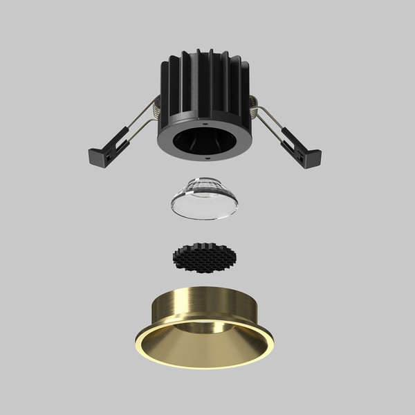 Точечный светильник Maytoni Round DL058-7W3K-BS