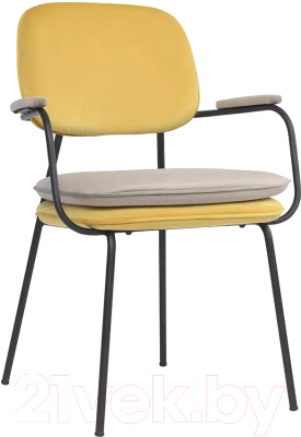 Стул Bergenson Bjorn Pea / BB0000622 (желтый/бежевый) - фото