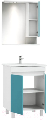 Шкаф с зеркалом для ванной Onika Марви 60 / 206089