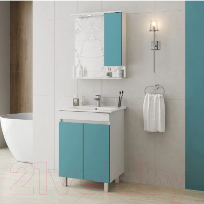 Шкаф с зеркалом для ванной Onika Марви 60 / 206089