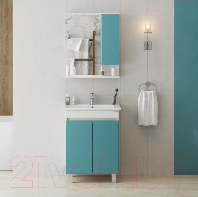 Шкаф с зеркалом для ванной Onika Марви 60 / 206089