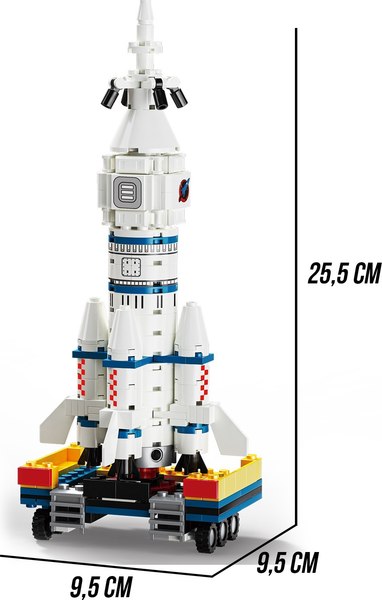 Конструктор Unicon Космос Передвижная ракета 9824846 / 123-645