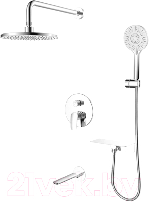 Душевая система со смесителем Milardo Rora RORSB03M68 - фото