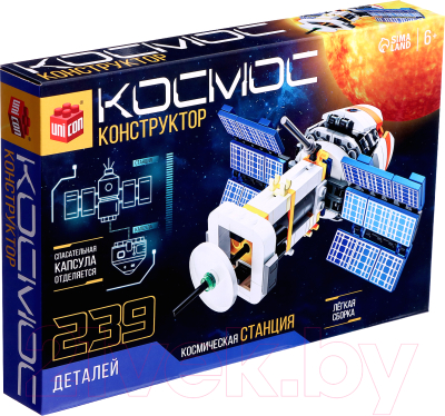 Конструктор Unicon Космос Космическая станция 9824847 / 123-667 - фото