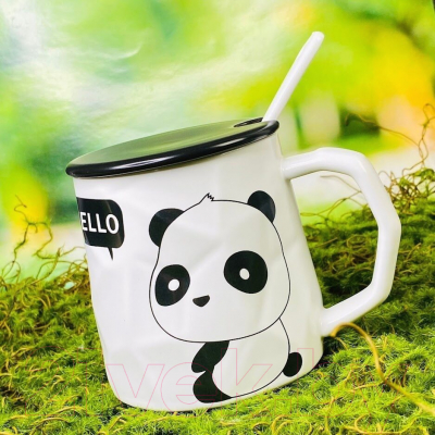 Кружка с ложкой Lenardi 315-042